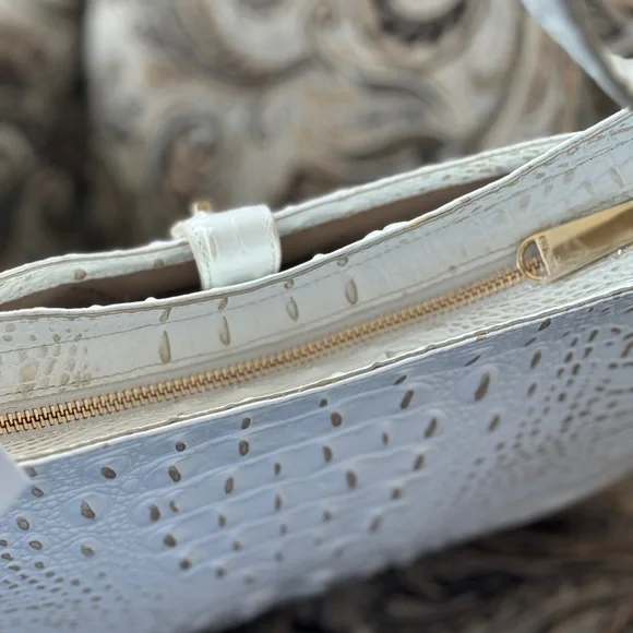 Brahmin Sugar Whiteish Johanna Handbag Hobo Style NWT - Picture 8 of 12